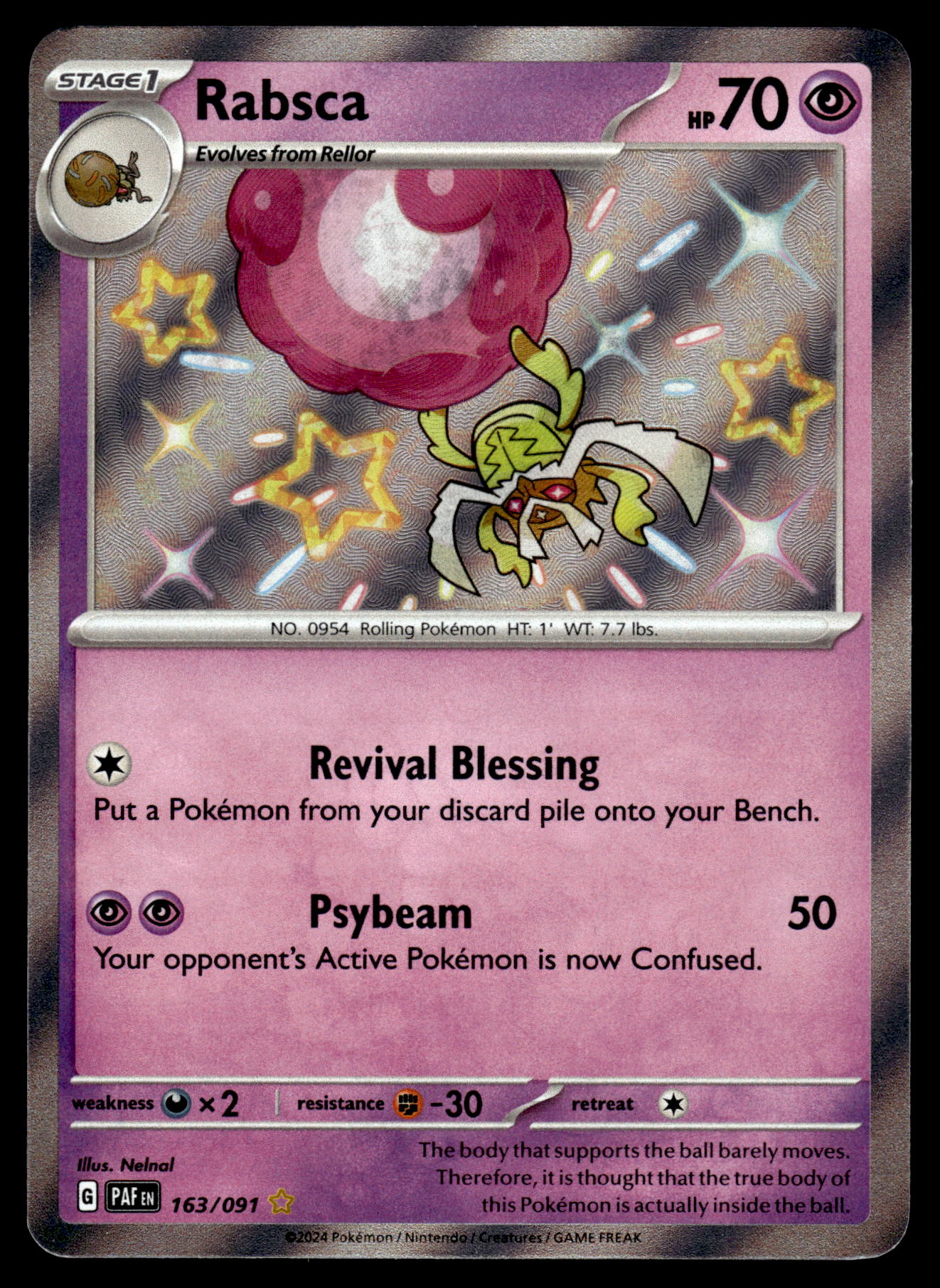 rabsca pokemon card value 014/191 Part of the community Pokemon Card - S&V: Paldea