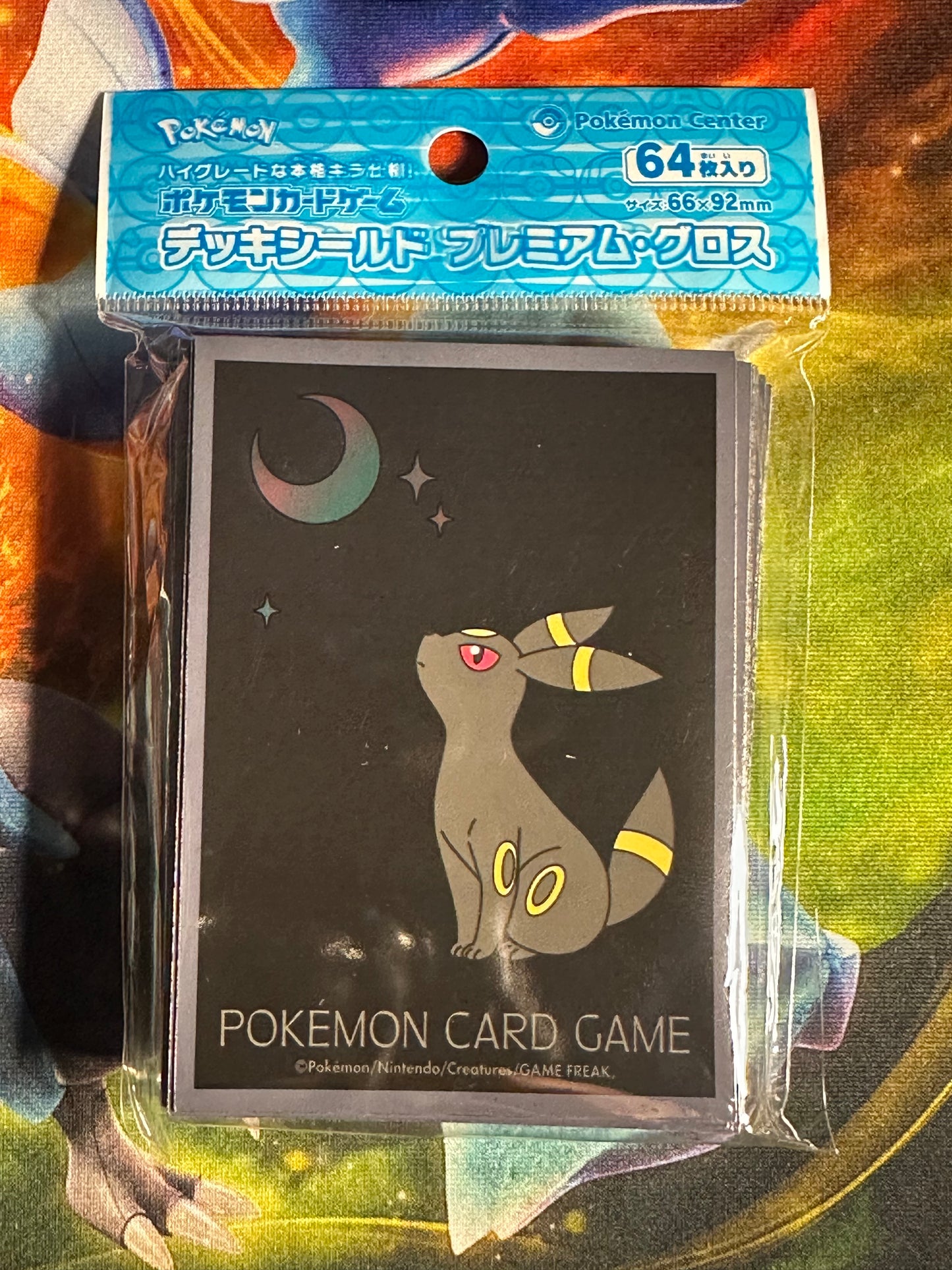 Pokemon Center Japan Exclusive Umbreon 64 Sleeves SEALED - Accessories