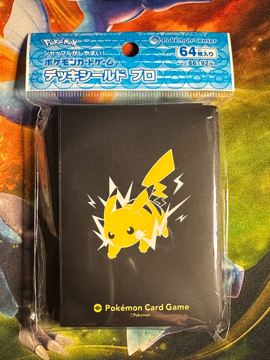 Pokemon Center Japan Exclusive Pikachu 64 Sleeves SEALED - Accessories