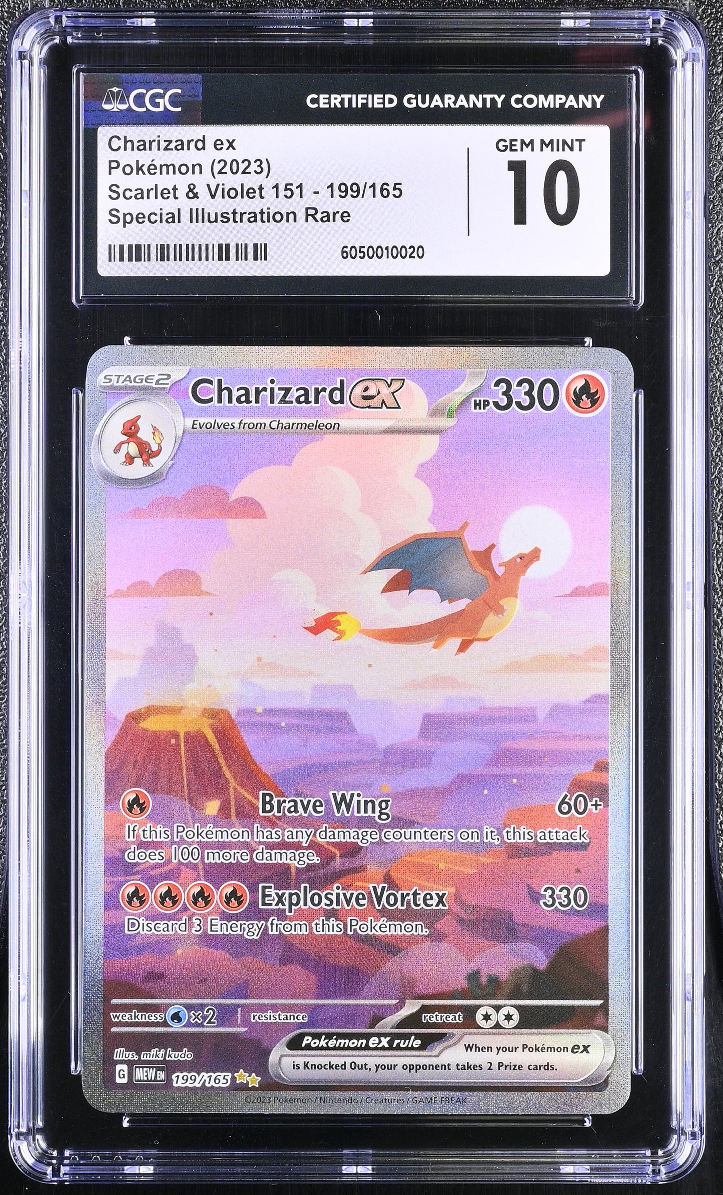 CGC 10 - Charizard ex 199/165 SIR SV MEW English 151 (1) - Pokemon