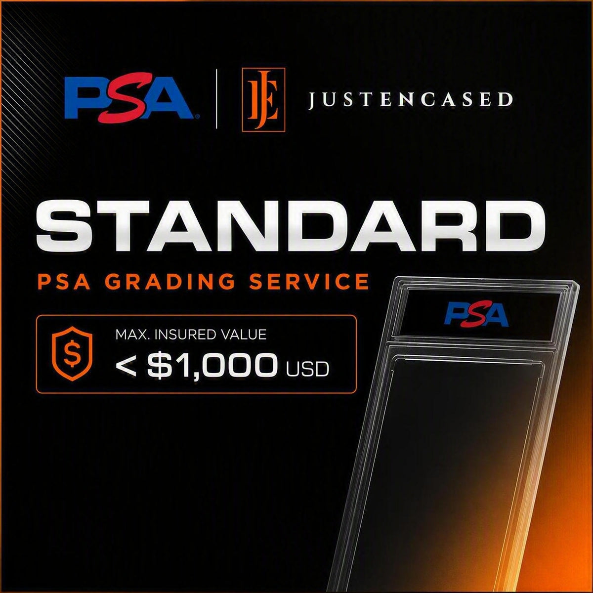 PSA Grading Slot: STANDARD <$1000USD graded value