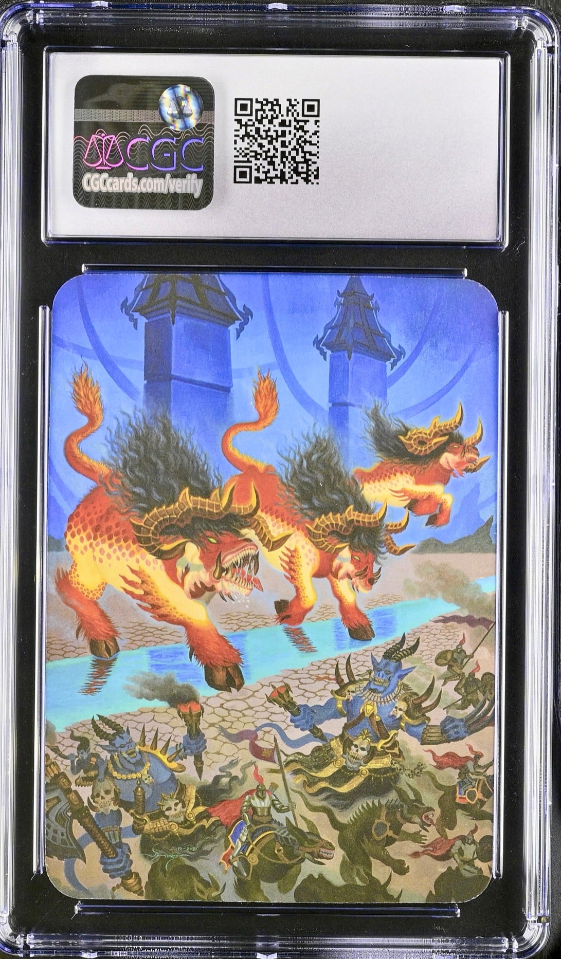 CGC 10 GEM MINT - Bull Demons of Adum (Elite Foil) Beta - Sorcery