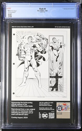 CGC 9.6 - Flash #9 - 7/24 - Flash #809 Variant - Comic