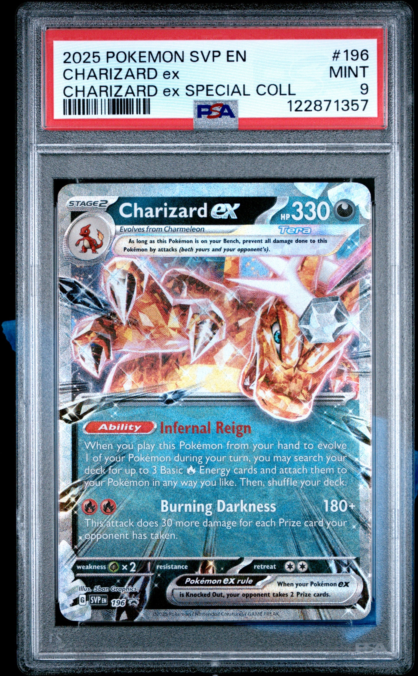 PSA 9 - Charizard ex SVP196 Charizard ex Special Collection Box - Pokemon