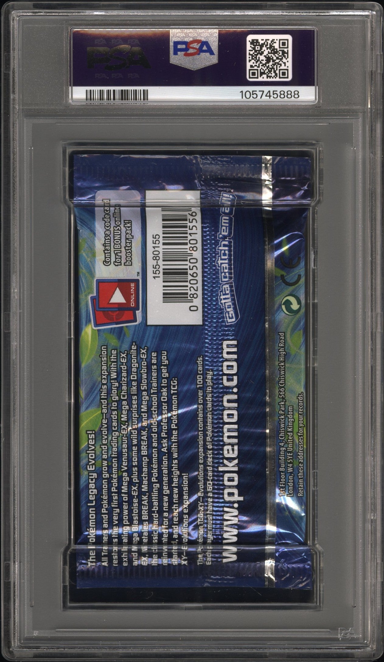 PSA 9 - XY Evolutions (Mega Venusaur) Foil Pack - Pokemon