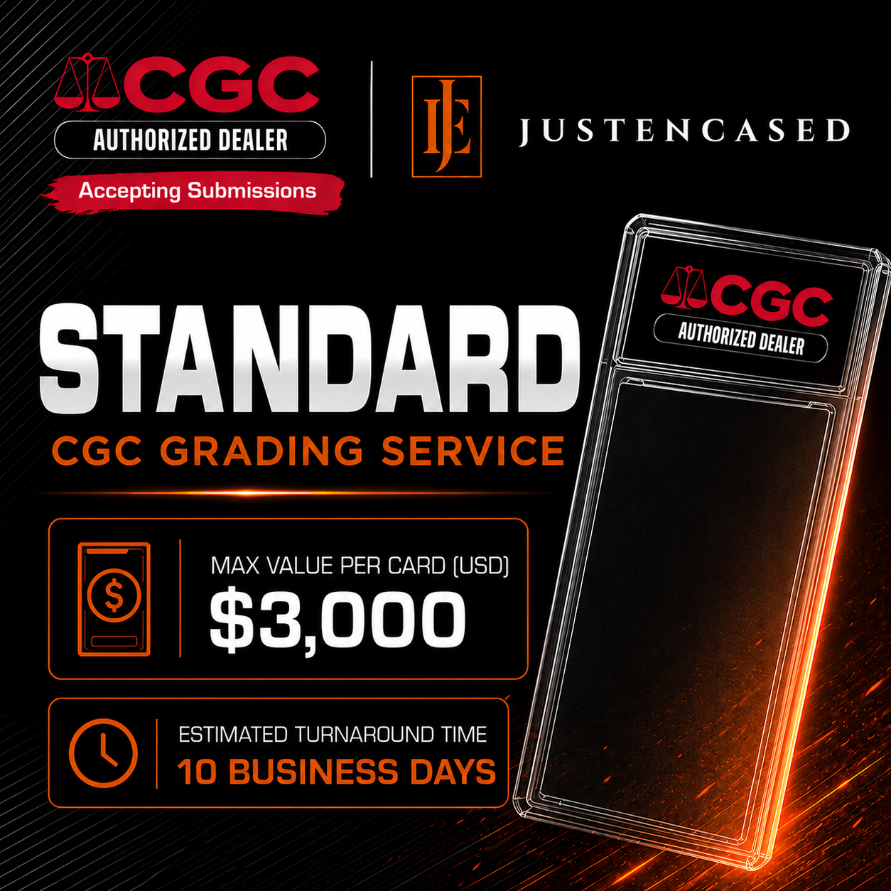 CGC Grading Slot: STANDARD <$3,000 (USD) Raw