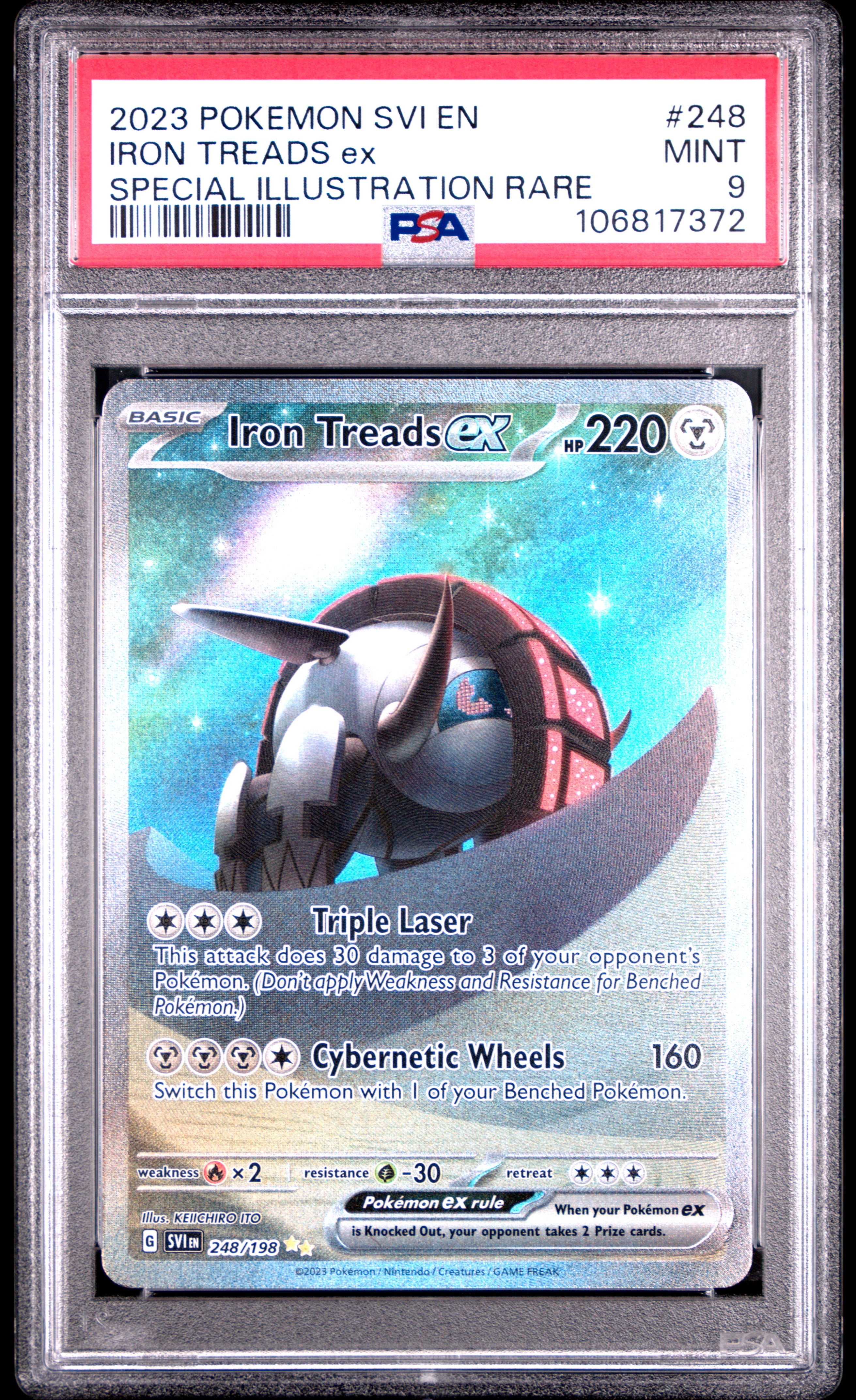PSA 9 - Iron Treads ex 248/198 SV Base Set