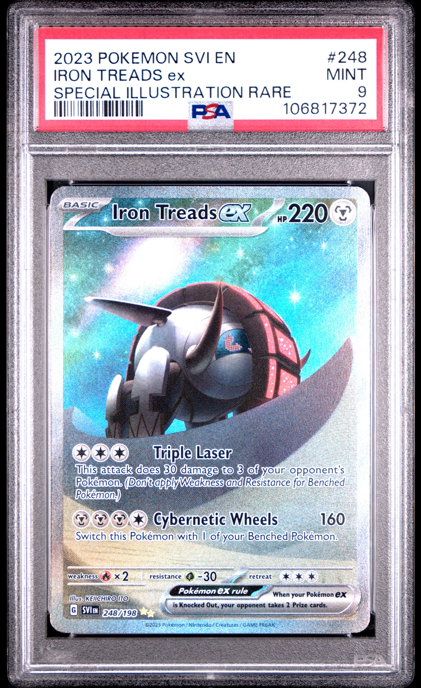 PSA 9 - Iron Treads ex 248/198 SV Base Set - Pokemon