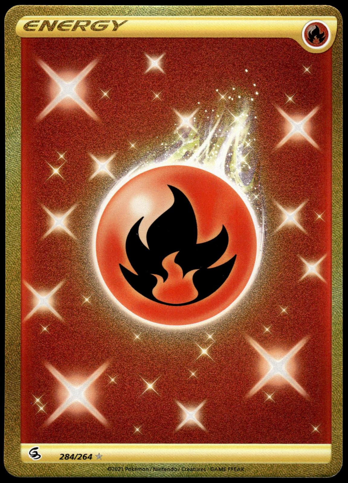 Fire Energy 284/264 SWSH Fusion Strike Pokemon [NM] (1)