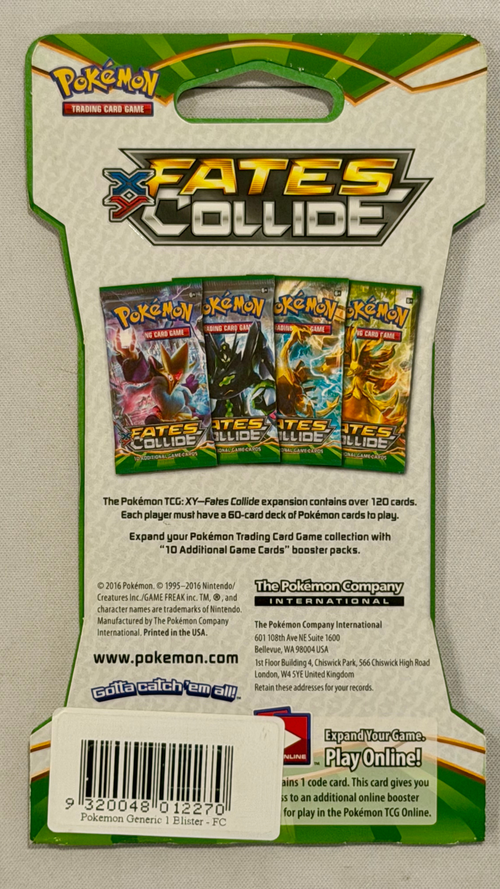 Pokemon TCG: XY Fates Collide Sleeved Booster (1 x Lugia Art) [JEC] - Sealed