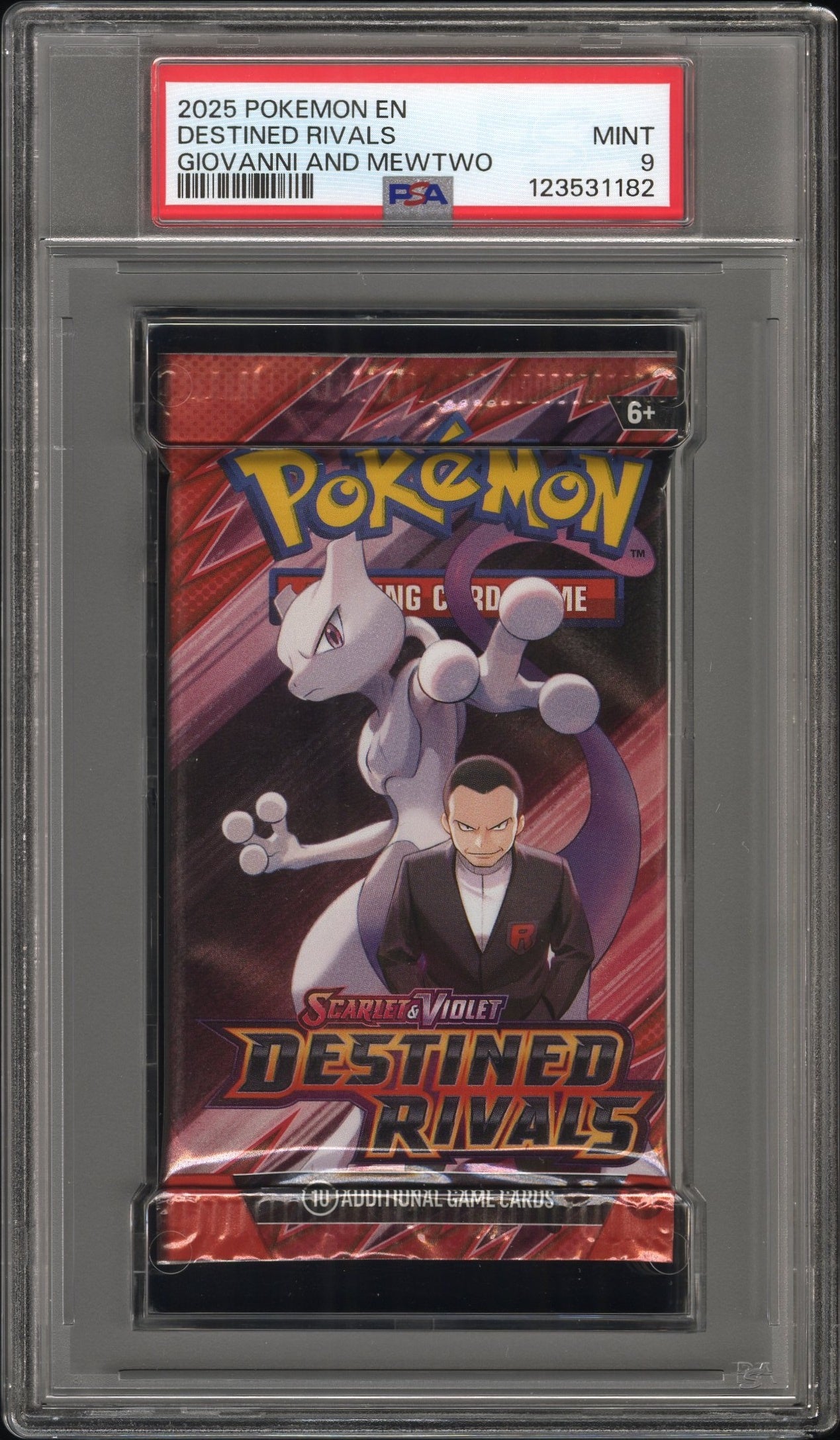 PSA 9 - Destined Rivals SV Foil Pack [ART SET OF FOUR] - Pokemon