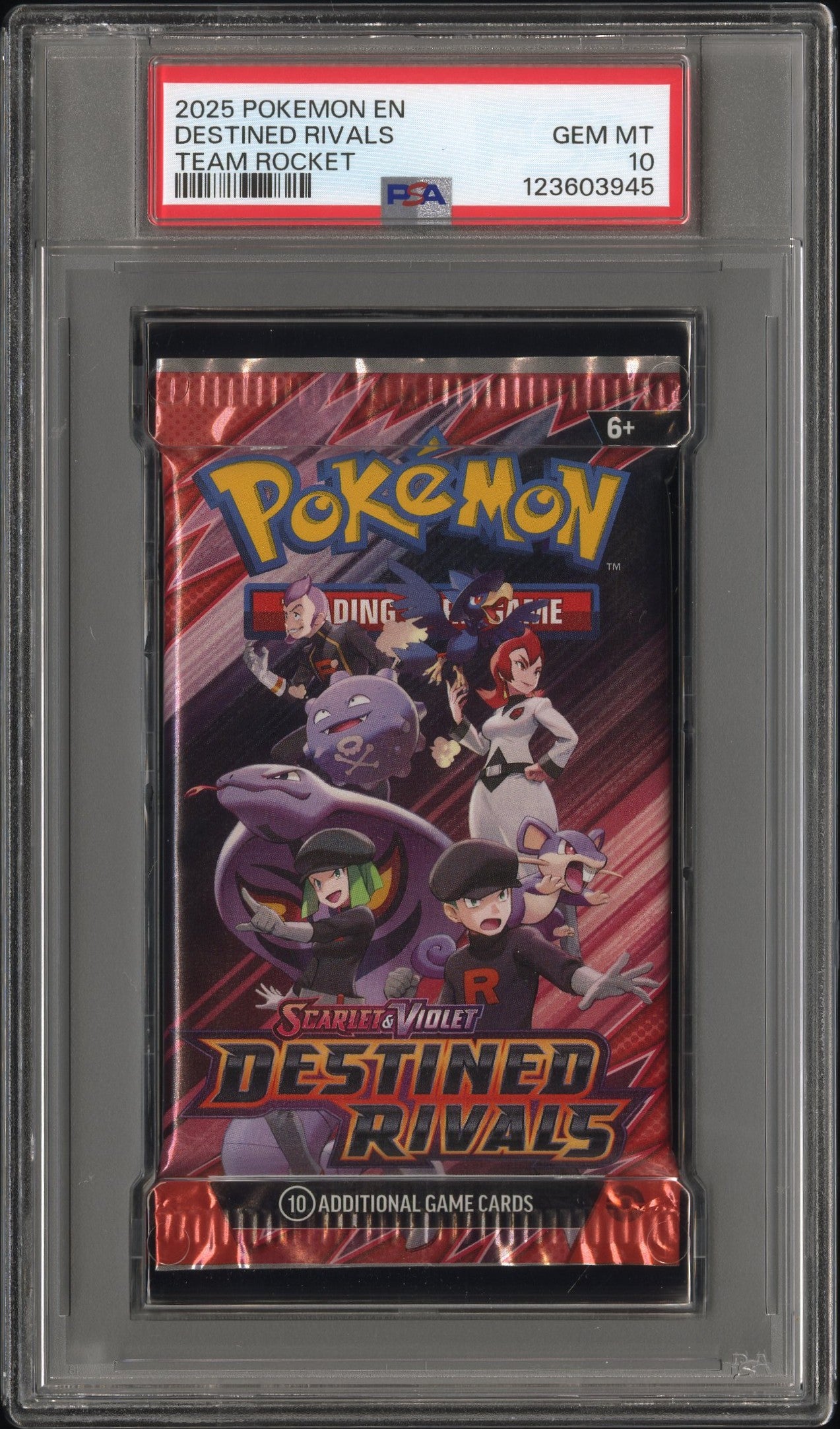 PSA 10 - Destined Rivals SV Foil Pack [ART SET OF FOUR] - Pokemon