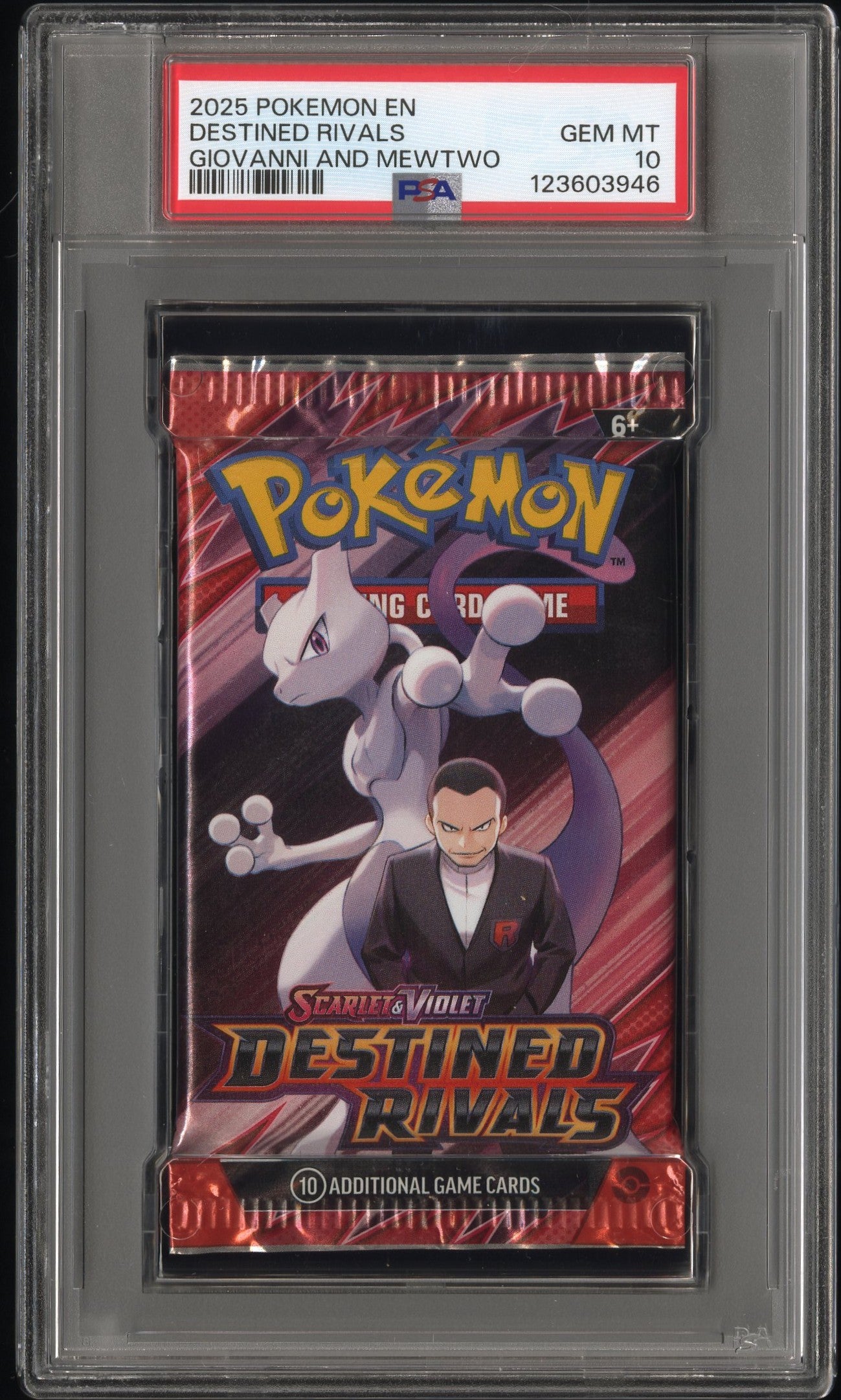 PSA 10 - Destined Rivals SV Foil Pack [ART SET OF FOUR] - Pokemon