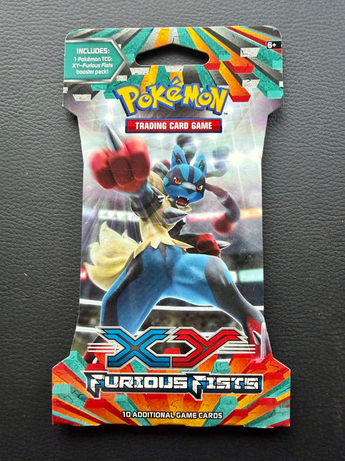 Pokemon TCG: XY Furious Fist Sleeved Booster (1 x M Lucario) [JEC] - Sealed