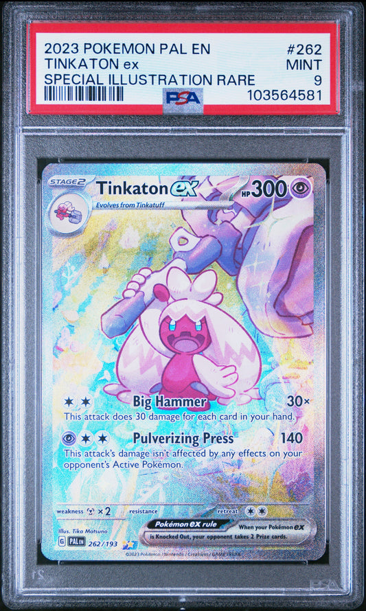 PSA 9 - Tinkaton ex 262/193 SV Paldea Evolved - Pokemon