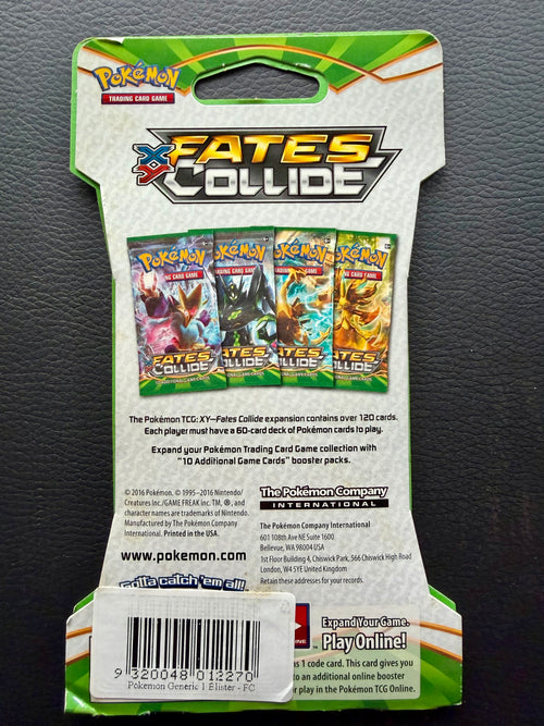 Pokemon TCG: XY Fates Collide Sleeved Booster (1 x Delphox Art) [JEC] - Sealed