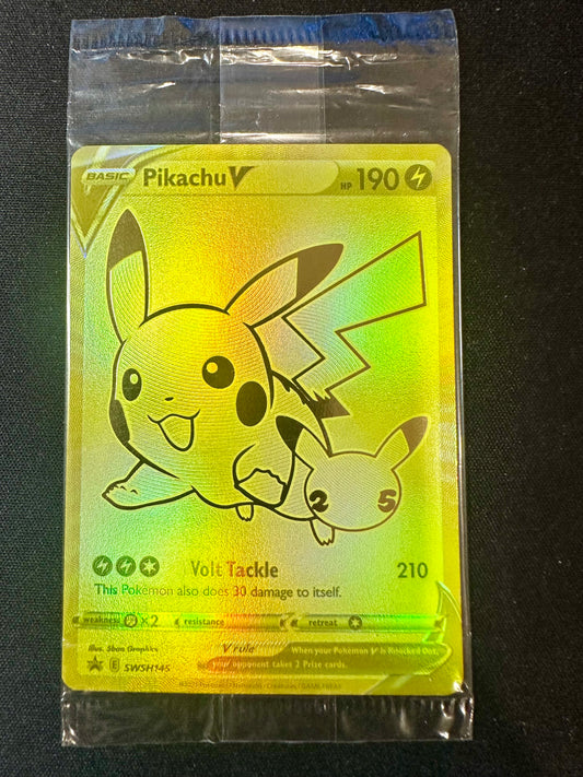 Pikachu V SWSH145 SEALED SWSH Celebrations Promo Pokemon [NM] (1)