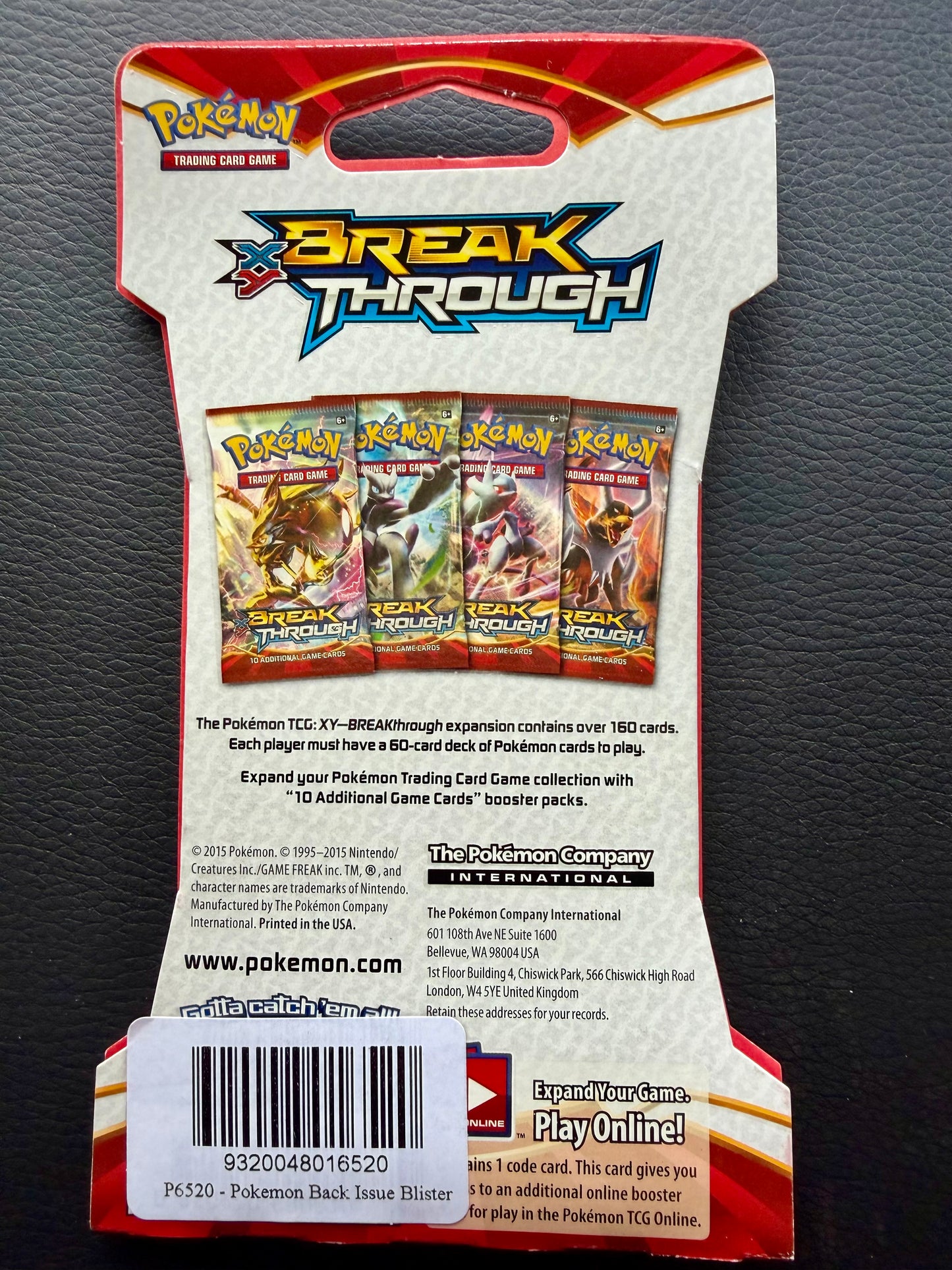 Pokemon TCG: XY BREAKTHROUGH Sleeved Booster (1 x Zoroark) [JEC] - Sealed