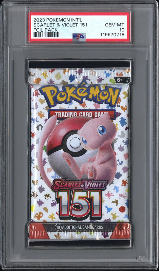 PSA 10 - Scarlet & Violet MEW English 151 Foil Pack - Pokemon