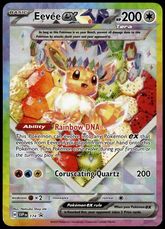 Eevee ex SVP174 Prismatic Evolutions SPC Promo Pokemon [PL] (1)