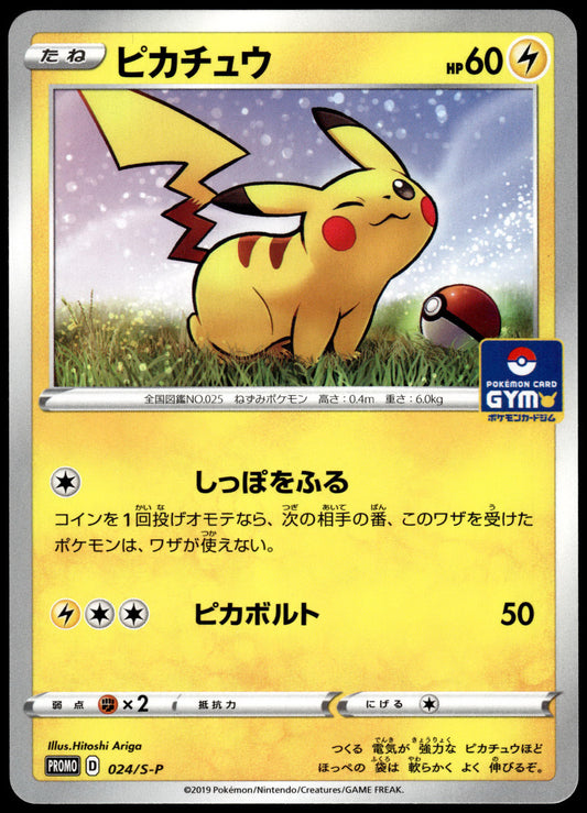 Pikachu 024/S-P Japanese Gym Promo Pokemon [NM] (1)