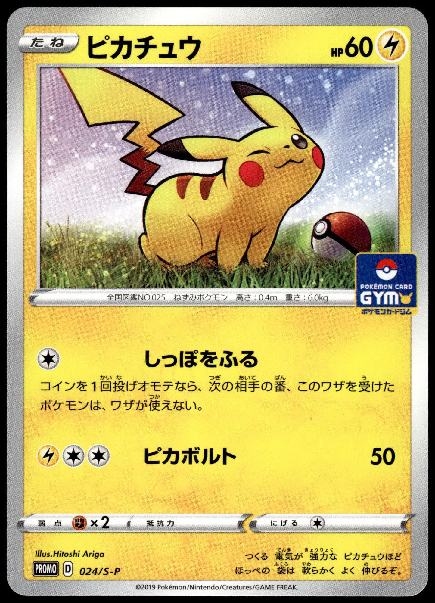 Pikachu 024/S-P Japanese Gym Promo Pokemon [NM] (3)