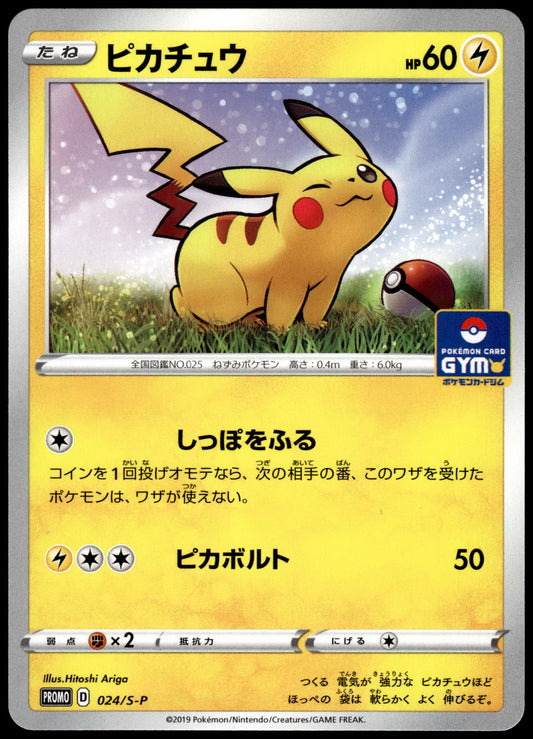 Pikachu 024/S-P Japanese Gym Promo Pokemon [NM] (3)