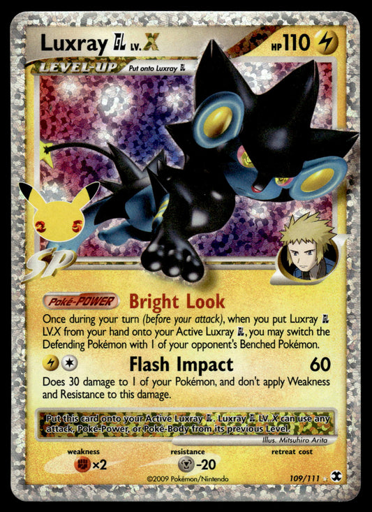Luxray GL Lv.X 109/111 SWSH Celebrations Classic Collection Pokemon [NM]