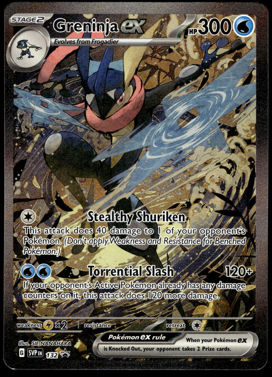 Greninja ex SVP132 Shrouded Fable Box Promo Pokemon [NM]