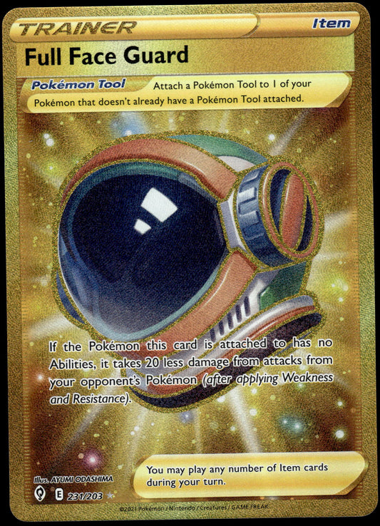 Full Face Guard 231/203 SWSH Evolving Skies Pokemon [NM]