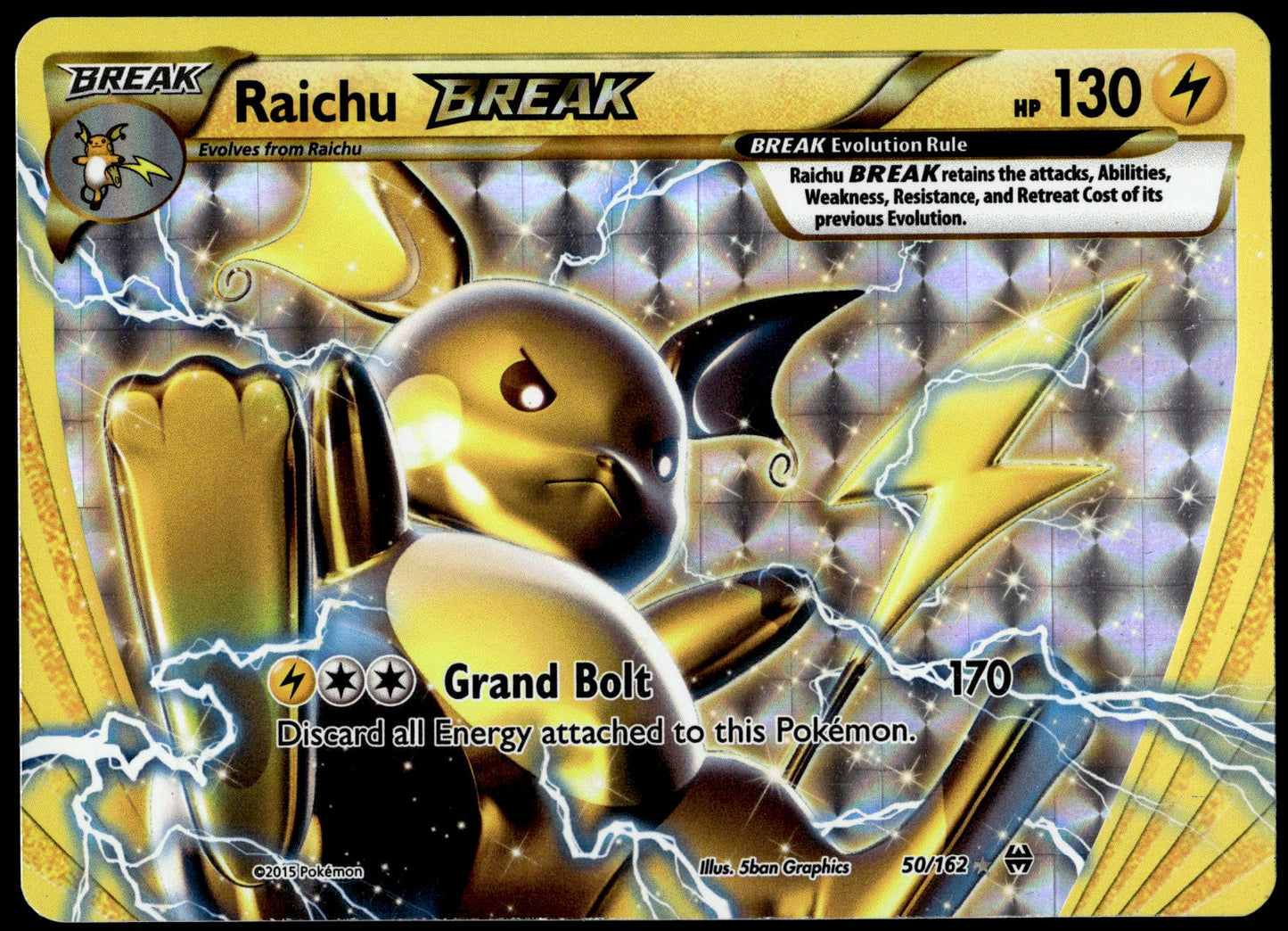 Raichu BREAK 50/162 XY BREAKthrough Pokemon [PL]