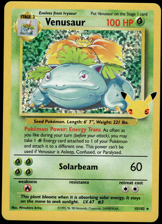 Venusaur 15/102 SWSH Celebrations Classic Collection Pokemon [NM] (5)