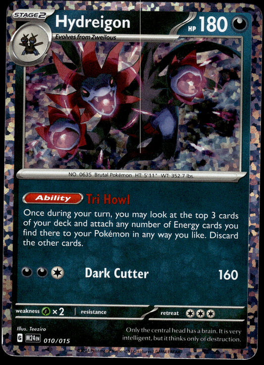 Hydreigon Holo 010/015 M24EN McDonalds Promo Pokemon [NM] (2)