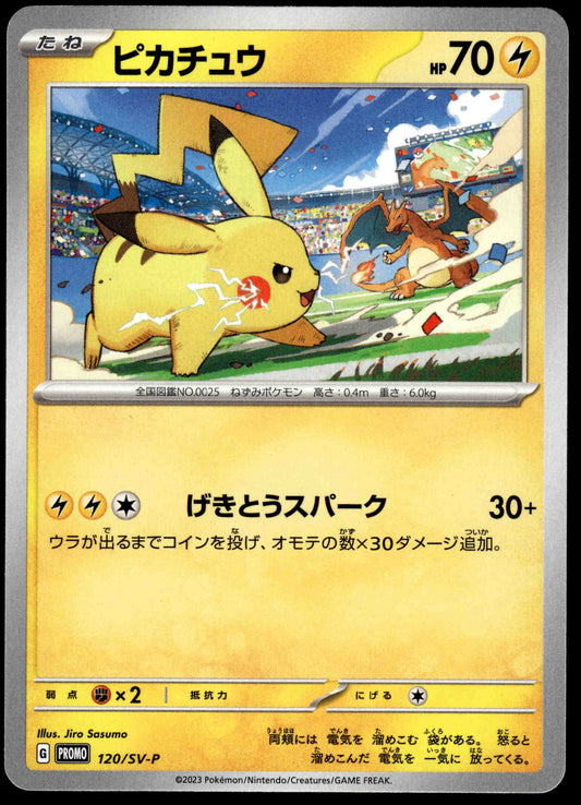 Pikachu 120/SV-P Gym Event Campain Promo Japanese Pokemon [NM] (1)