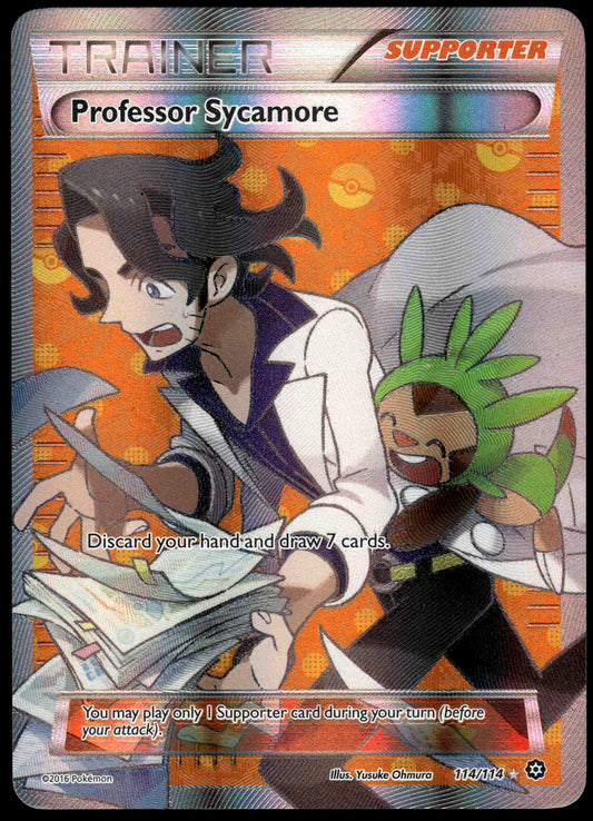 Professor Sycamore 114/114 XY Steam Siege Pokemon [PL] (1)