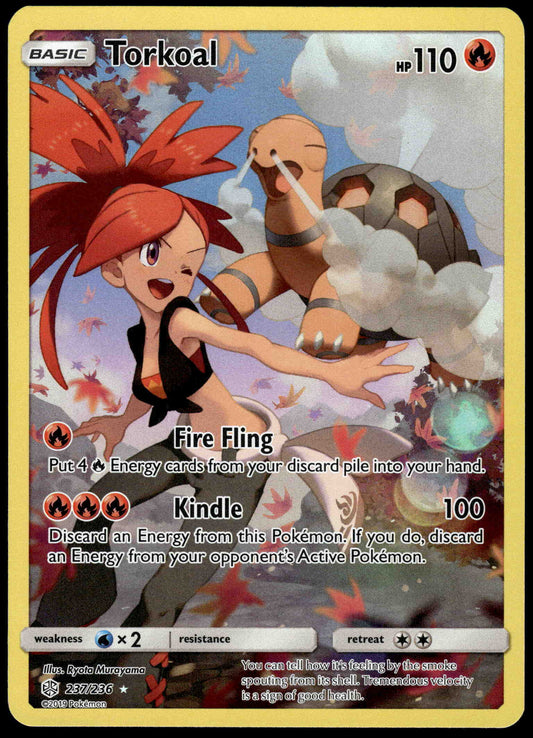 Torkoal 237/236 SM Cosmic Eclipse Pokemon [NM] (1)
