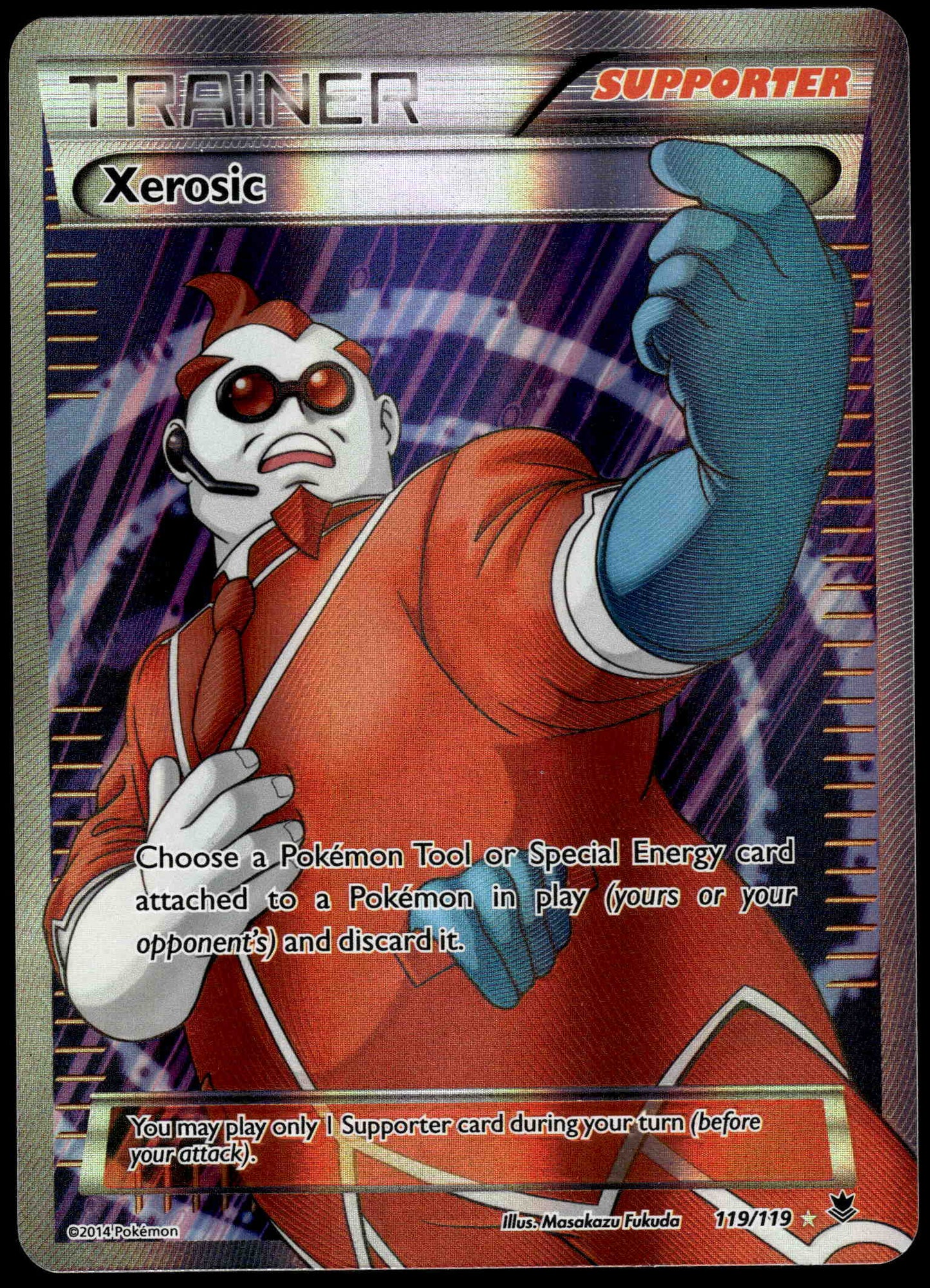 Xerosic 119/119 XY Phantom Forces Pokemon [NM] (1)