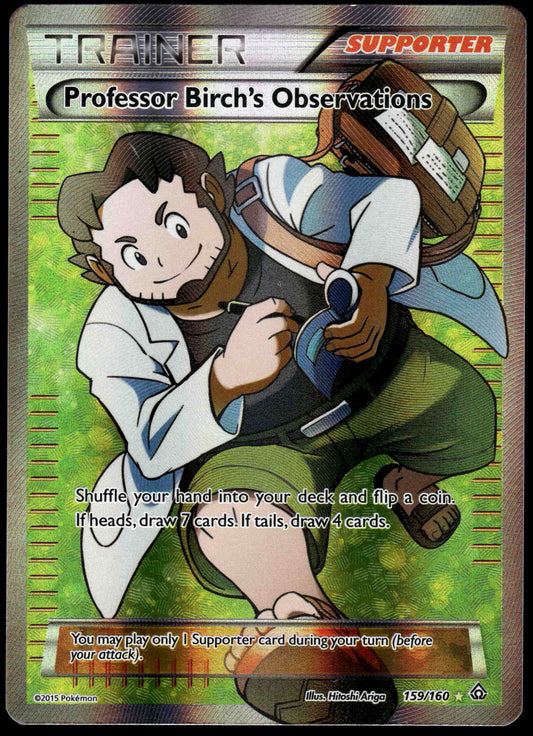 Professor Birch's Observation 159/160 XY Primal Clash Pokemon [NM] (1)