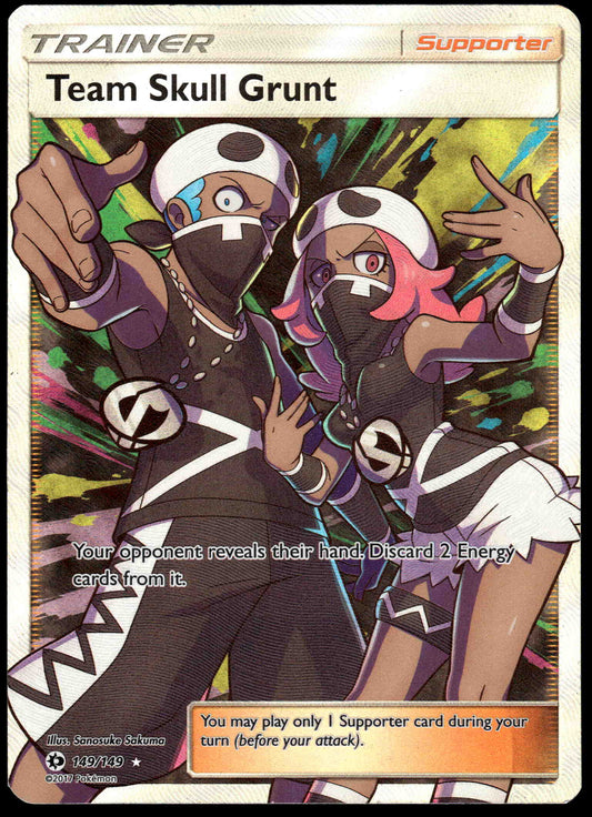 Team Skull Grunt 149/149 SM Sun & Moon Base Pokemon [DMG] (1)