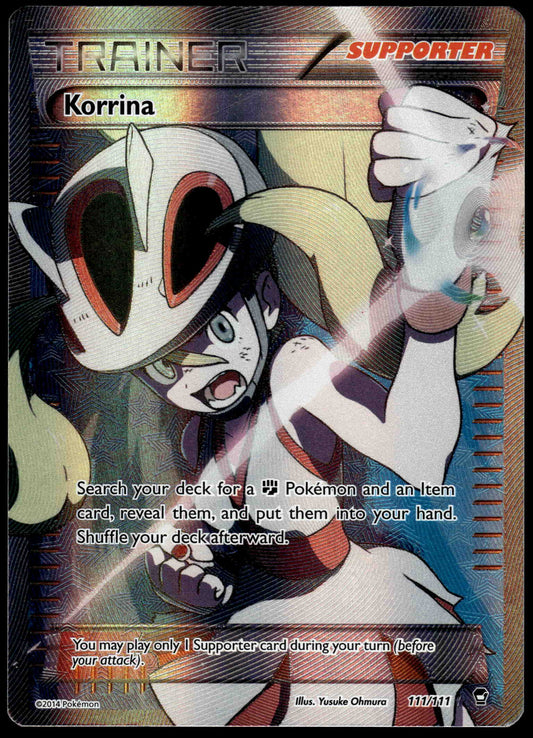 Korrina 111/111 XY Furious Fists Pokemon [NM] (1)