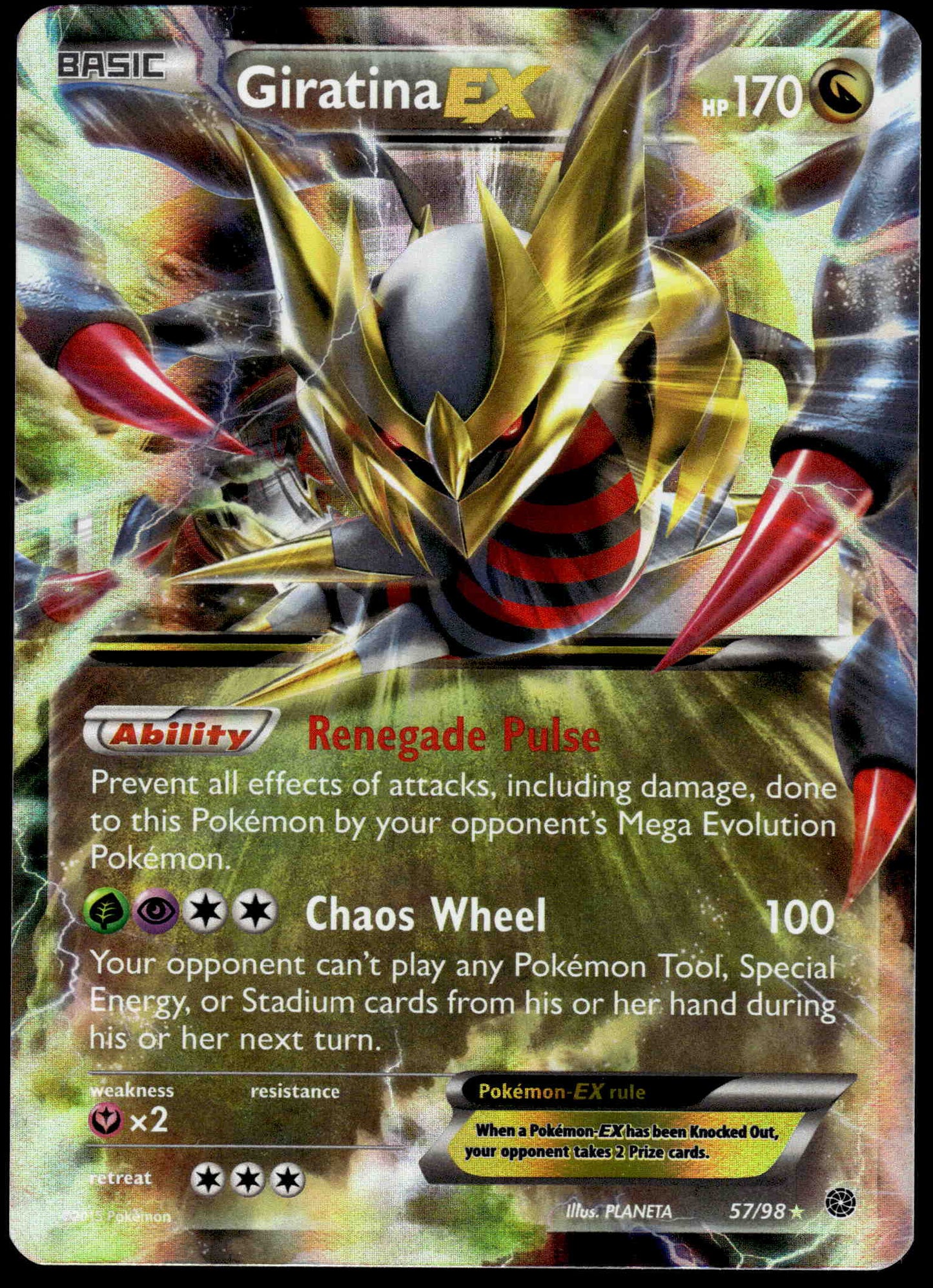 Giratina EX 57/98 XY Ancient Origins Pokemon [PL] (1)