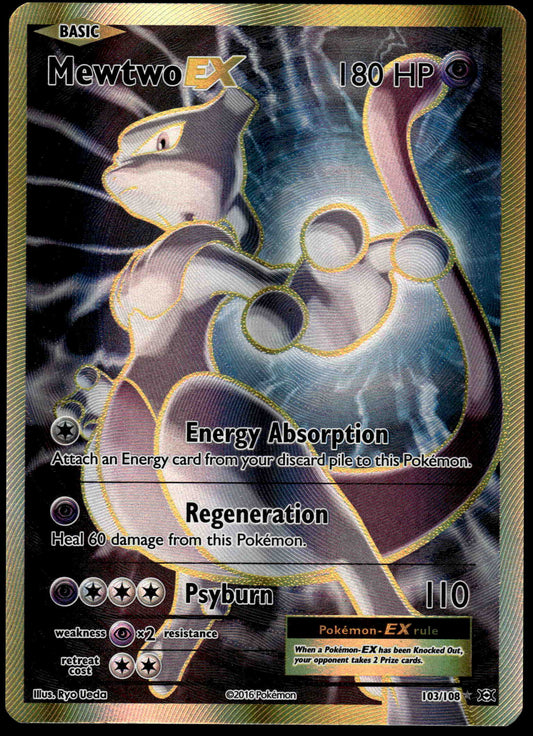 Mewtwo EX 103/108 XY Evolutions Pokemon [NM] (1)