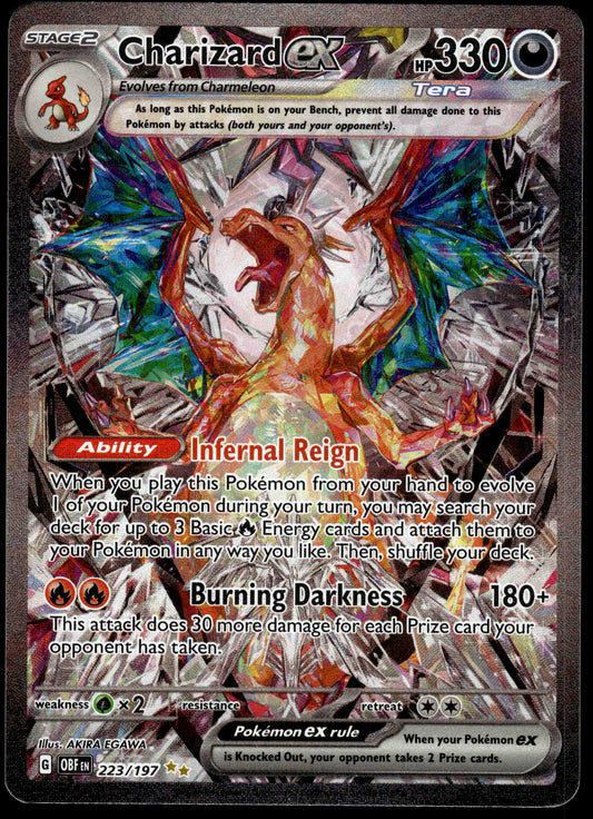 Charizard ex 223/197 SV Obsidian Flames Pokemon [NM] (1)