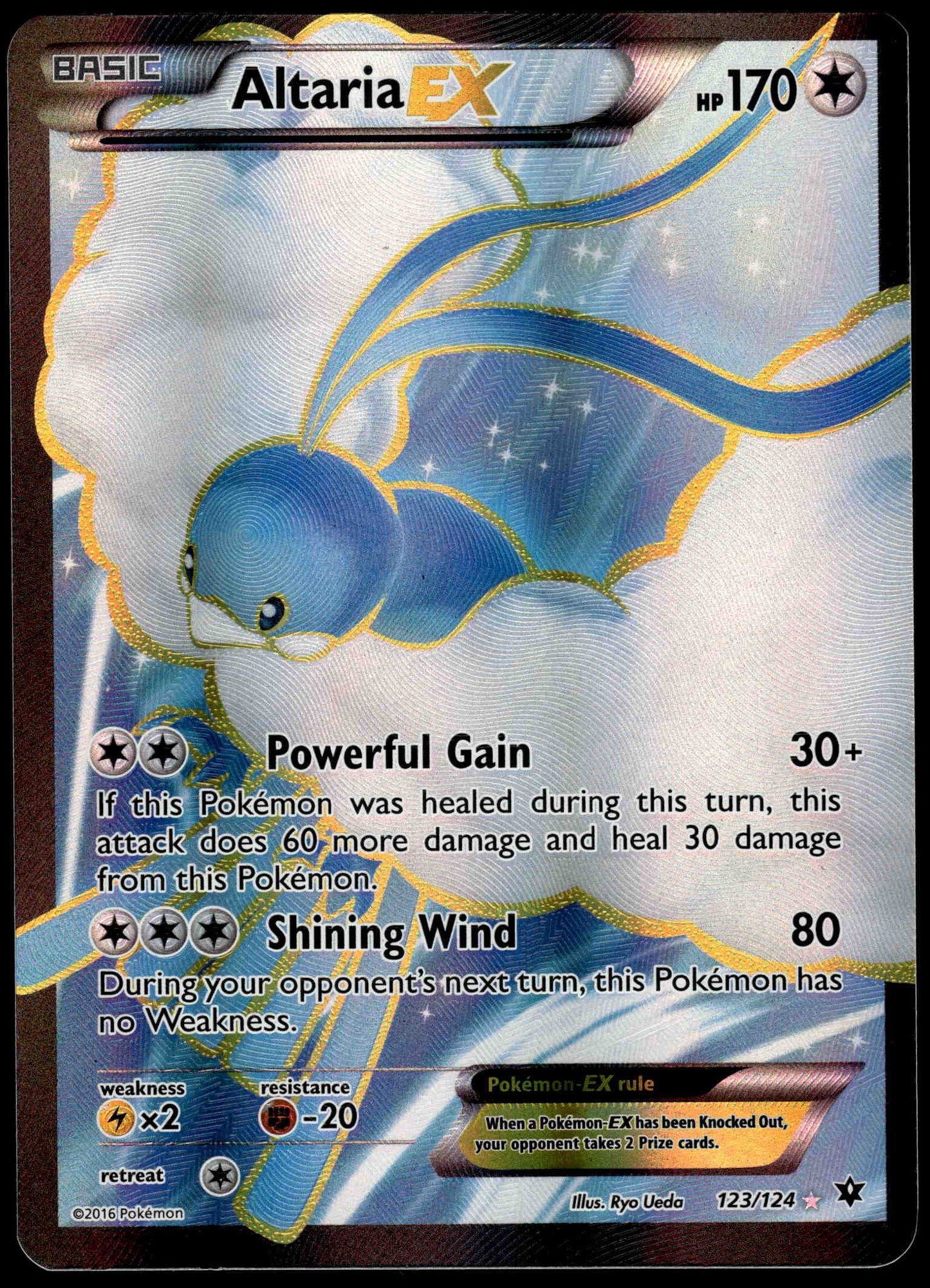 Altaria EX 123/124 XY Fates Collide Pokemon [PL] (2)