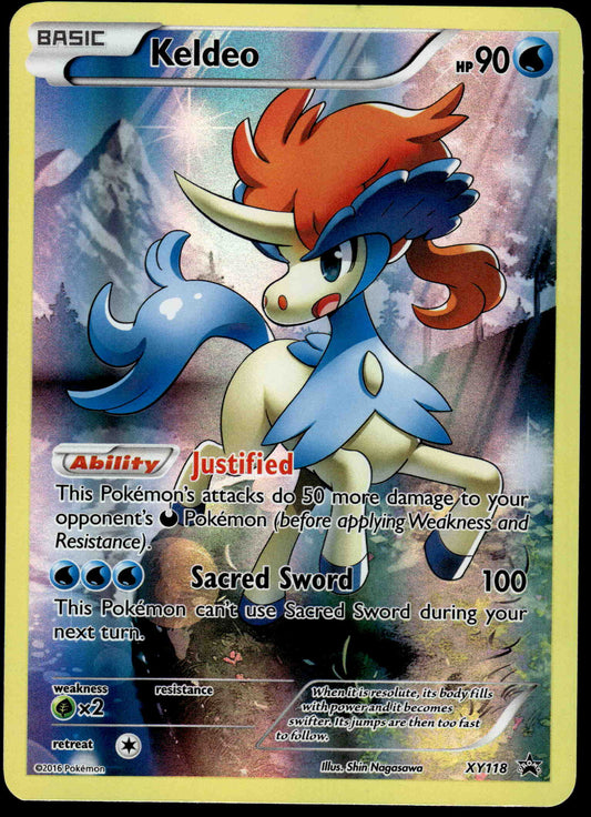 Keldeo XY118 Black Star Promo Mythical Premium Collection Pokemon [PL] (1)