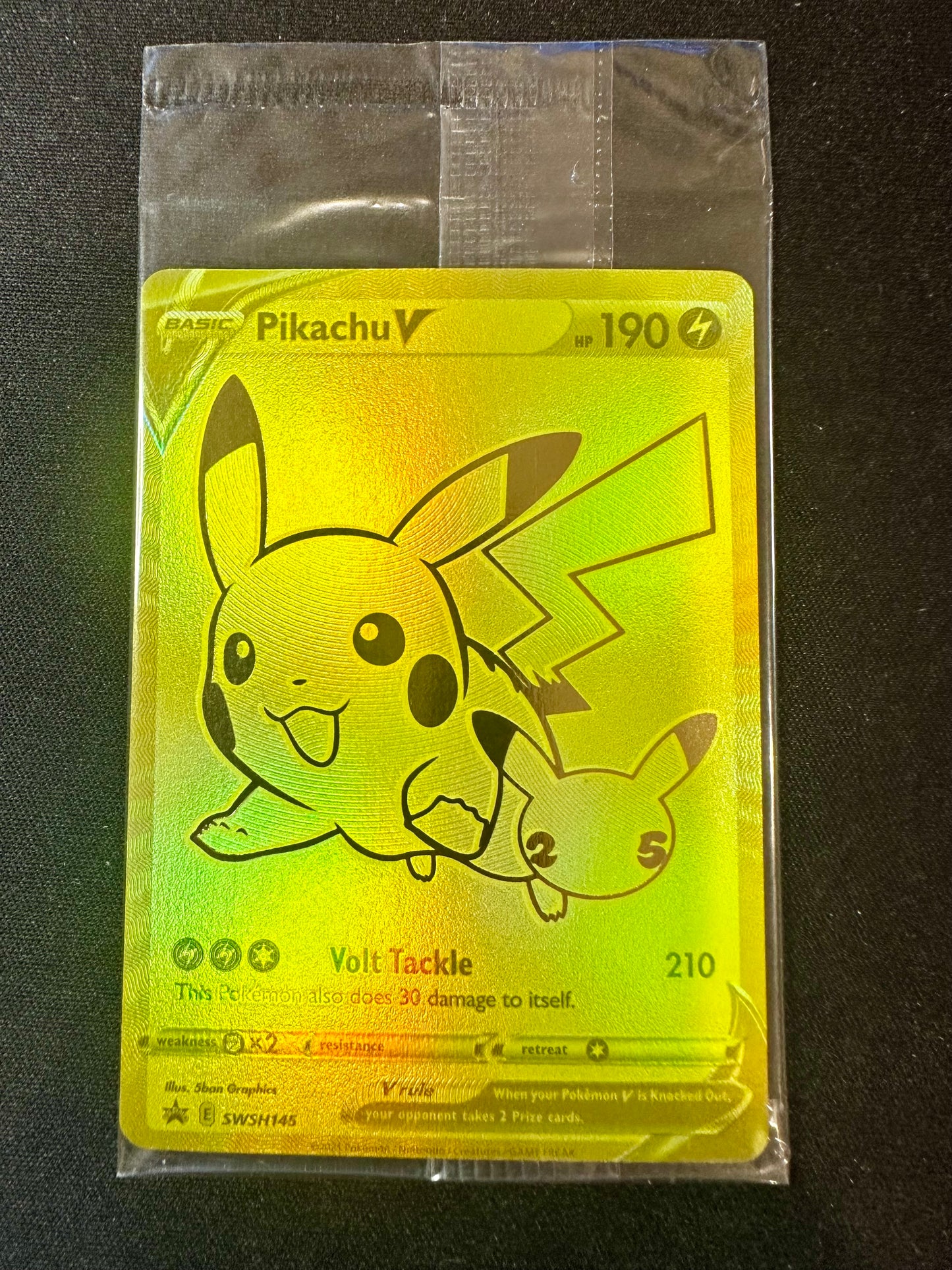 Pikachu V SWSH145 SEALED SWSH Celebrations Promo Pokemon [NM] (2)