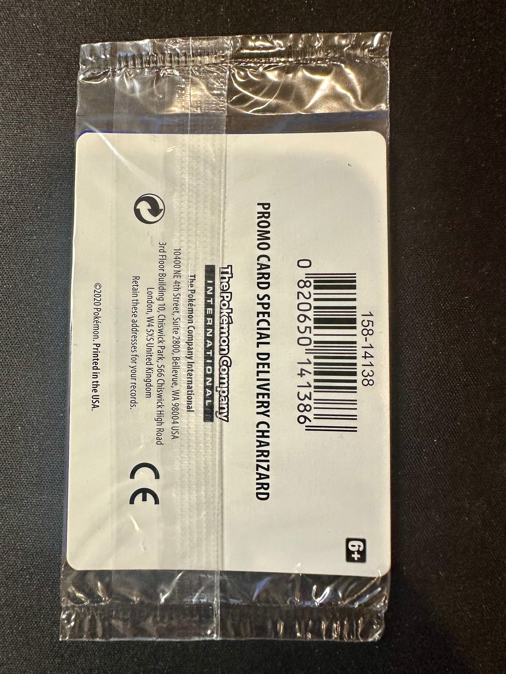 Special Delivery Charizard Holo SWSH75 SEALED UK Exclusive Promo Pokem JustEncased Special Delivery Charizard Holo SWSH75 SEALED UK Exclusive Promo Pokem JustEncased