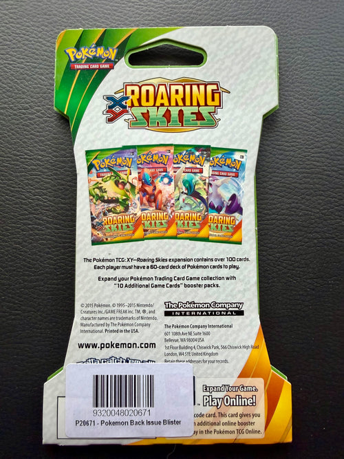 Pokemon TCG: XY Roaring Skies Sleeved Booster (1 x M Rayquaza) [JEC] - Sealed