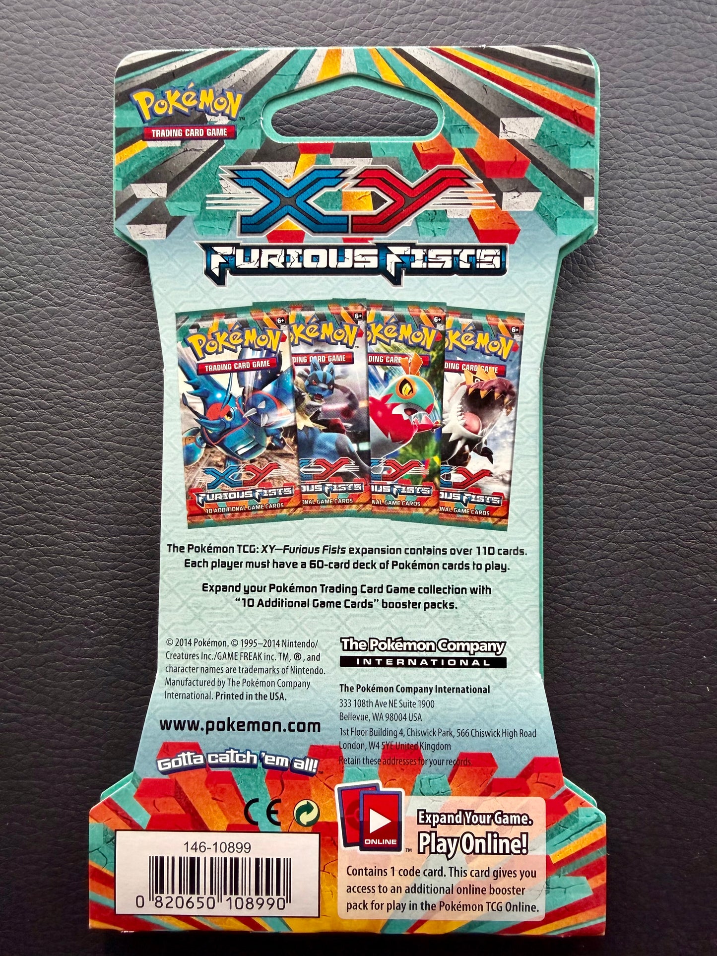 Pokemon TCG: XY Furious Fist Sleeved Booster (1 x Tyrantrum) [JEC] - Sealed