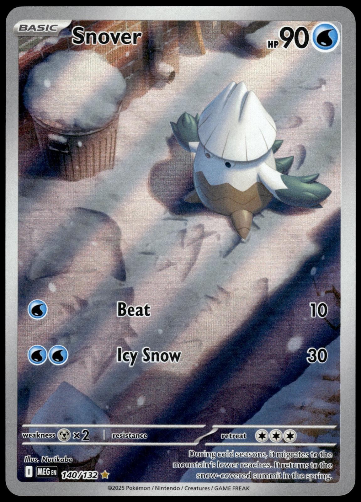 Snover 140/132 IR MEG Mega Evolution Pokemon [NM] (1)